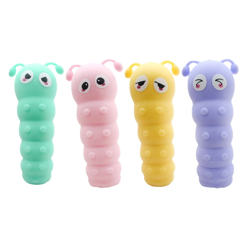 

Портативная Игрушка-сжималка для рук, анти-давление, червь, товары вечерние, терапия аутизмом