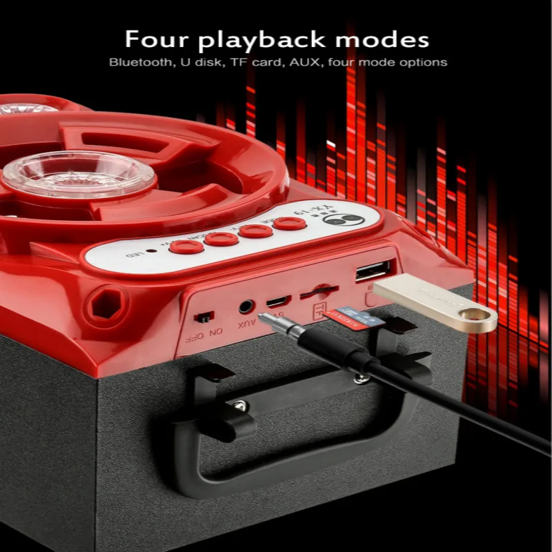 Bluetooth-Колонка портативная уличная с поддержкой FM-радио TF-карт | Электроника