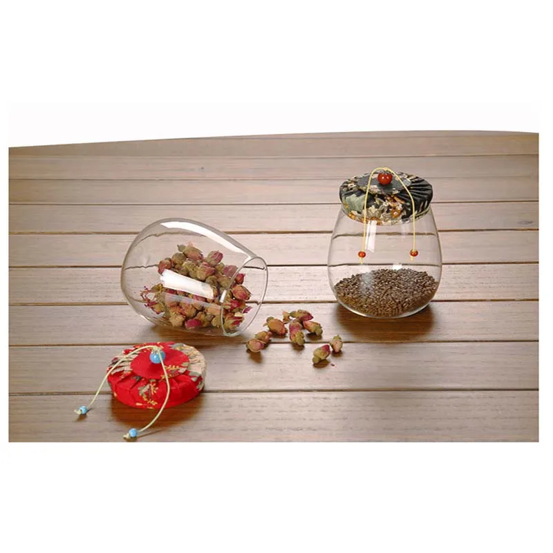 RSCHEF канистра деревянная крышка печать конфеты цветок чай банка случайный