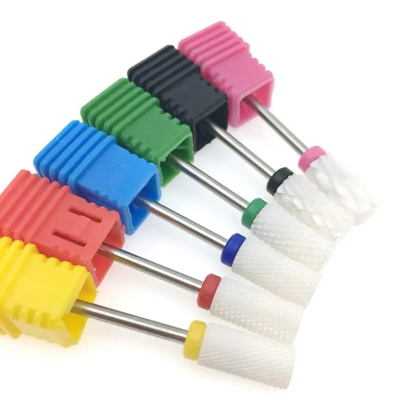 Керамическая насадка для ногтей сверло фреза электрическая дрель маникюрная