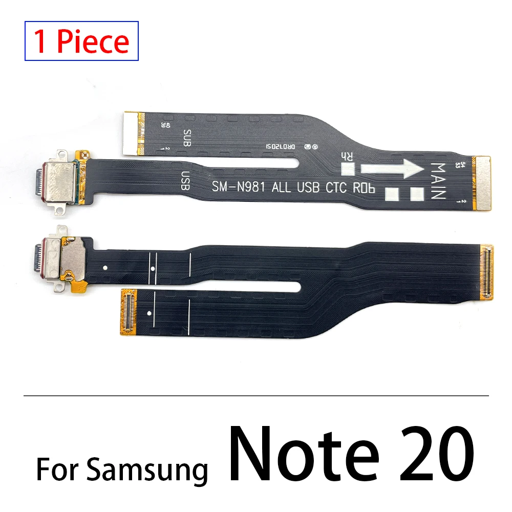 Оригинальный Новый USB-разъем для зарядки гибкий кабель с Micro Samsung Note 8 9 10 20 Lite Ultra N970U