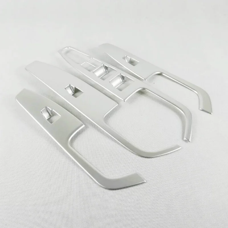 4 шт. хромированные накладки на панель переключателя окон для Hyundai Elantra 2015 2016 2017