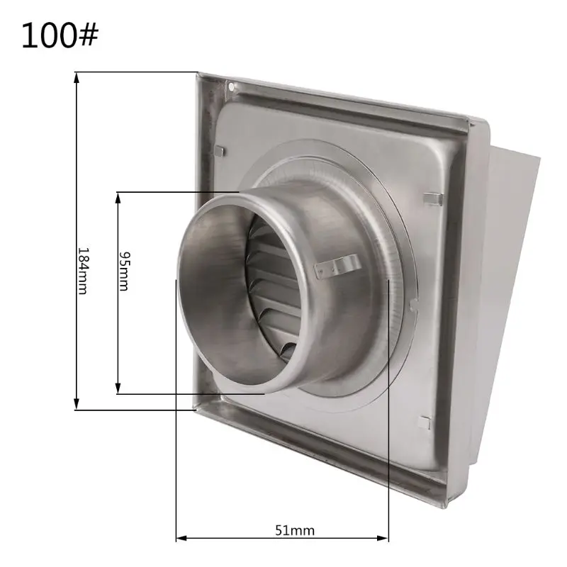 

Wall Air Vent Grille Diffuser Ducting Ventilation Cover Extractor Outlet Louvres