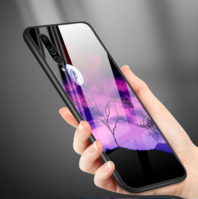 Fashion Luxury Phone Case for Huawei Enjoy 9s Tempered Glass Cover Mate20 Lite Pro Nova 2 3i 4 P Smart+ P20 P30 Honor Play Shell | Мобильные