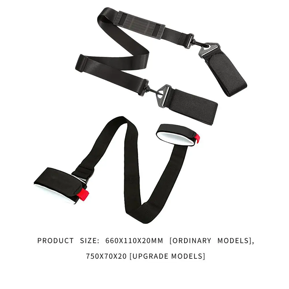 

Hot Sale Skiing Handle Strap Delicate Texture Ski Handle Strap Adjustable Skiing Board Shoulder Hand Carrier Lash Straps