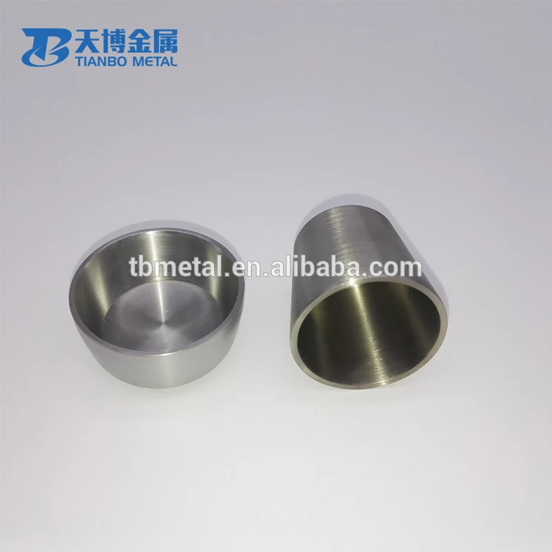 

99.95% High Purity Tungsten Crucible Forged Sintering Machining on sale in stocks supplier manufacturer baoji tianbo company.