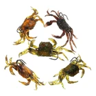 5 штук мягкие Рыбная приманка для крабов, Искусственные рыбы крюк моделирование морская приманка для рыб рыболовные снасти аксессуары для инструментов