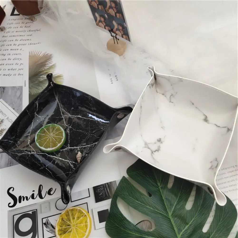 Кожаный поднос органайзер для ключей монет телефона|Лотки хранения| |