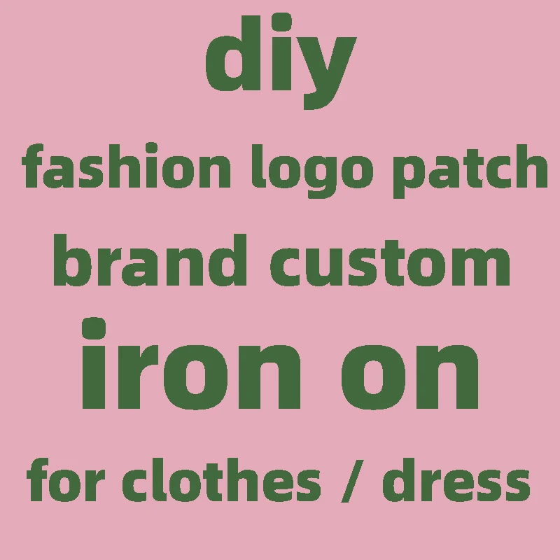 

Custom Tiger Brand Logo Iron on Vinyl Transfer Patches for Dresses Appliques Diy Ken Heat Transfers Stickers Brand on T Shirt