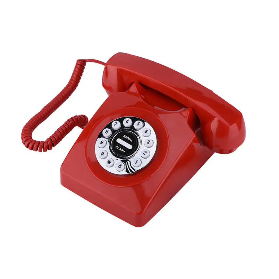 Western Style Vintage Antique Telephone Numbers Storage Clear Sound Retro Red Landline Corded | Компьютеры и офис