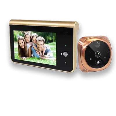 Model A Topvico Doorbell Video Peephole Wifi Doorbell Camera 4.3" Monitor Motion Detection Door Viewer Video-eye Wireless Ring Intercom - Цвет: Model A