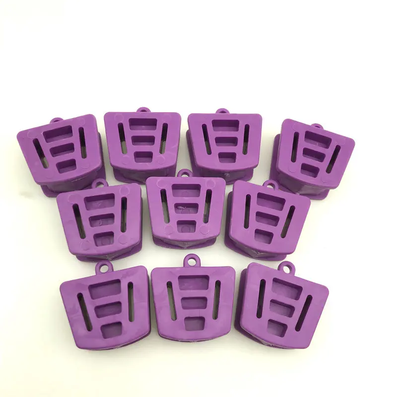 L-Purple 10 шт. стоматологический блок укуса ретрактор открывалка силиконовая опора для рта подушка для взрослых/детей - Цвет: L-Purple