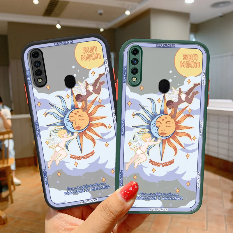 

Spinning Sun Liquid Silicone Soft Case For OPPO A83 A57 A39 A37 A7 A5 A3S A31 A8 A93 A54 A72 4G 5G A91 A92 A52 A3 Phone Cover