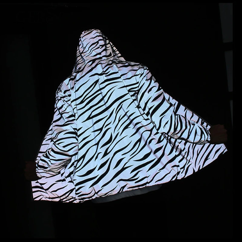 Ветровка мужская Светоотражающая водонепроницаемая куртка в стиле Хай-стрит