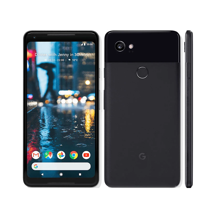 Разблокированный смартфон Google Pixel 2 XL 6,0 ''дюймовый Восьмиядерный с одной sim-картой 4G LTE Android мобильный телефон 4 Гб ram 64 Гб 128 ГБ rom смартфон
