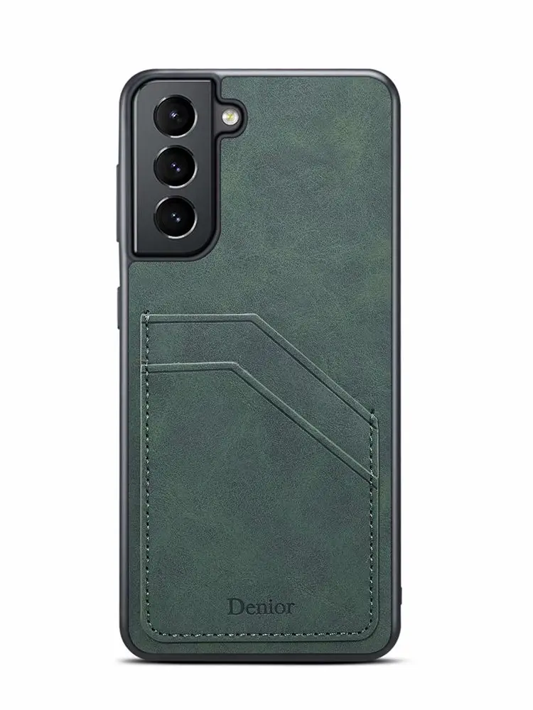 For Samsung S21 S20 S10 Plus S10E Case For Samsung Note 9 10 20 Plus Ultra Luxury Card Slot Leather Cover