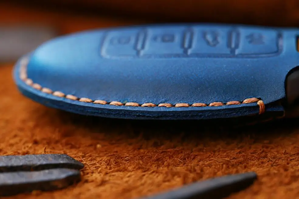 Кожаный чехол для автомобильного ключа ручной работы Nissan X-Trail T32 T31 Murano Qashqai Juke Versa