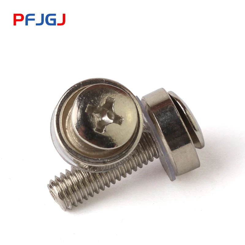 Винт с никелевым покрытием Peng Fa винт для шкафа корона три комбинированных винта