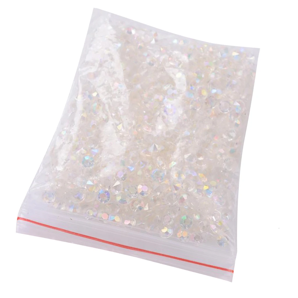 

5000 Pieces Clear Wedding Crystals - 3mm Table Confetti Decoration Acrylic Diamonds for Birthday Baby Shower Party Tables