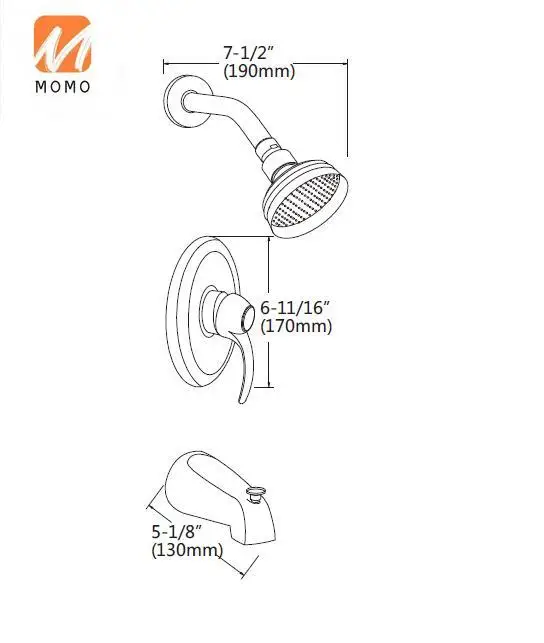 

bath shower mixer and shower faucet set,complete mixer shower head,wall mounted bathroom rain shower set