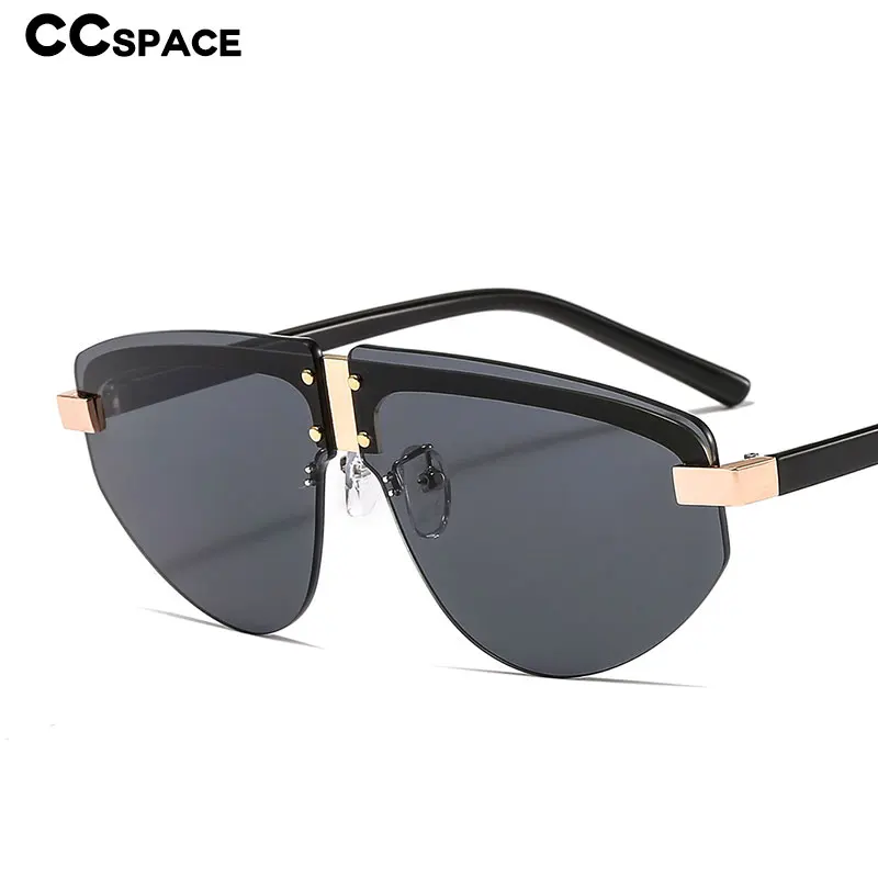 46549 металлические безрамные очки солнцезащитные индивидуальные мужские женские