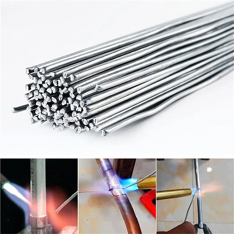 

10/20/30/40/50pcs Aluminum Welding Brazing Rod Need Own Solder Powder 1.6/2/3MM Low Temperature Aluminum Welding Wires