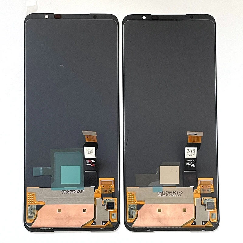 6 78original for asus rog phone 5 rog 5 pro lcd display screentouch panel digitizer frame for rog 5s pro 5 ultimate zs673ks free global shipping