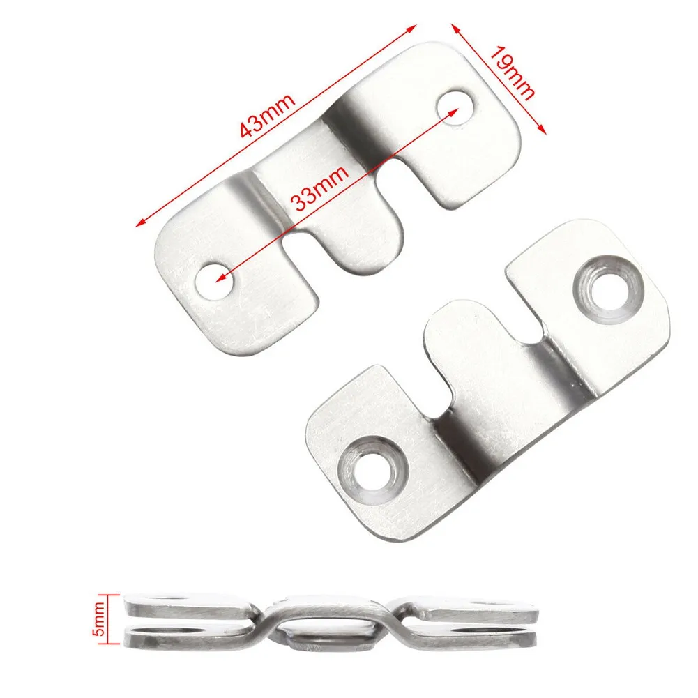

10pairs Flush Mounting Buckles Concealed Mount Bracket Hanger Hardware