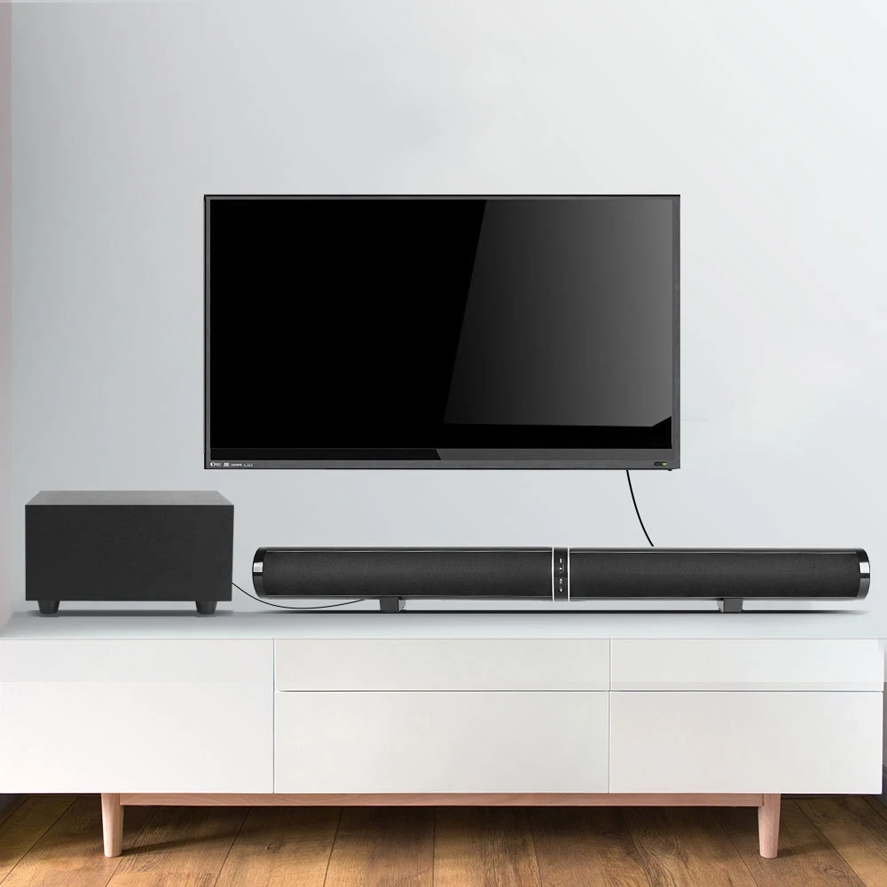 Новая улучшенная звуковая панель с Bluetooth динамиком и сабвуфером 4 дюйма
