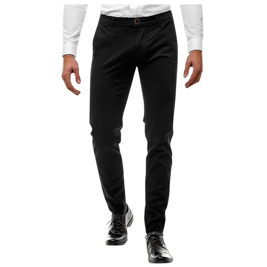 Man Pants Classic Mens Casual Fitness Bodybuilding Pocket Skin Full Length Sports Men Sportswear Men's Trousers | Мужская одежда