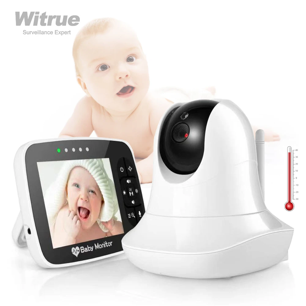 Wireless Baby Monitor with Camera IR Night Vision bebe babyphone 3.5&quot Battery Pan Tilt Video Nanny Cam | Безопасность и защита