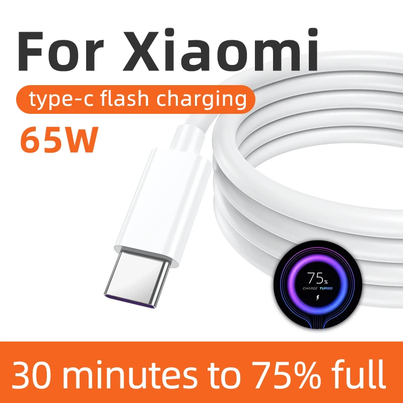 2Pcs 5A Fast Charging Type C Cable Charger Usb For Xiaomi Redmi Android Mobile Phone Accessories USB | Мобильные телефоны и