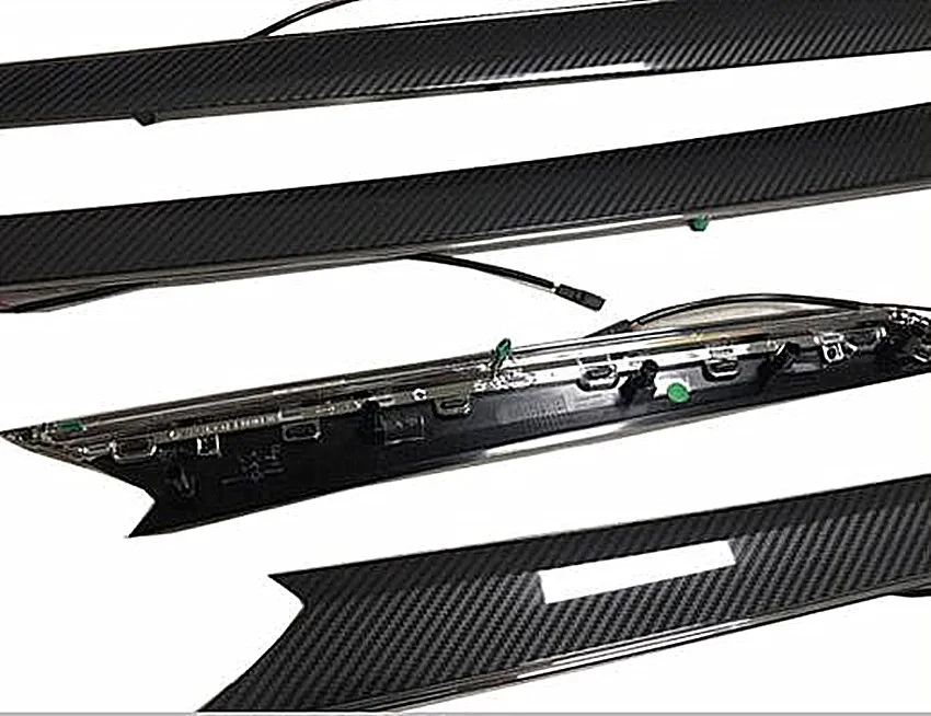 Оригинальный светодиодный комнатный светильник монохромный из углеродного