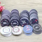 3 см круглая Рождественская бумажная бирка для подарков, подарки на новый год, конфетные свадебные украшения, вечерние украшения, бирка для ювелирных изделий