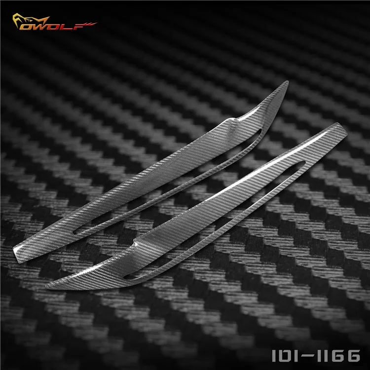 For BMW New X5M X6M F15 F16 f85 F86 X5 refitting a pair carbon fiber lamp eyebrows