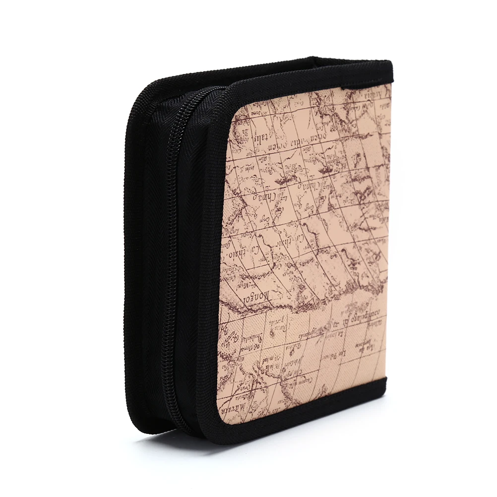 

Карта мира, дорожная сумка, чехол для переноски, органайзер, чехол, сумка, CD коробка, рукав, кошелек, 40 CD DVD диск, держатель для хранения