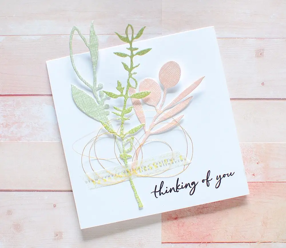 Тимэ розмарин оливковая ветка петрушка металлические режущие штампы пресс форма