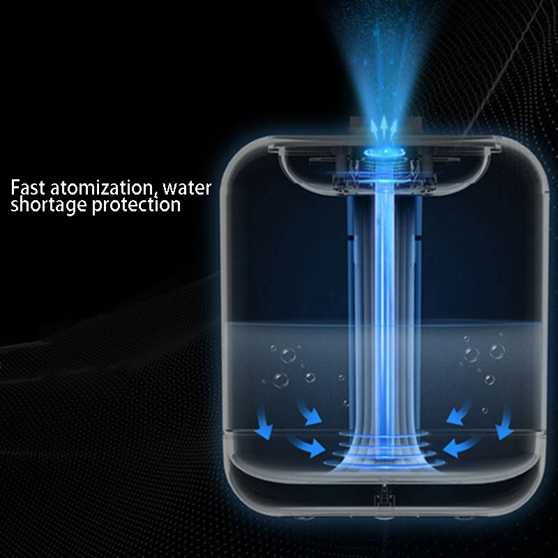 

Humidifier USB Night Light Can Add Lemon Fruit Petal Humidifier with a Large Capacity of 1L Water Diffuser Humidifier