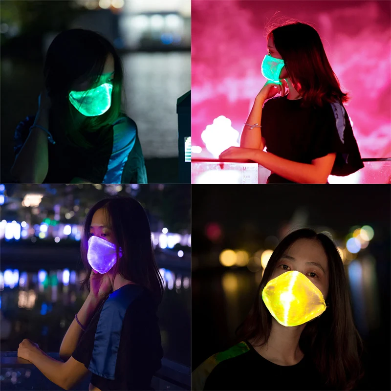 Пыленепроницаемые и дышащие светодиодные маски для лица 95% фильтрация маска