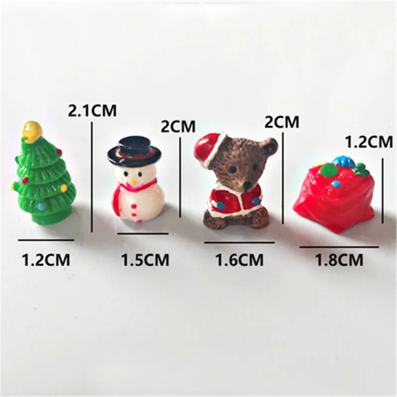Мини Рождественская микро пейзаж Санта Клаус елка креативное украшение