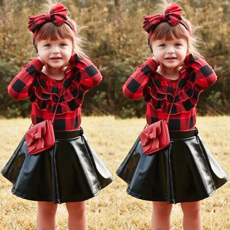 Новый брендовый комплект для малышей футболка в клетку с длинными рукавами и