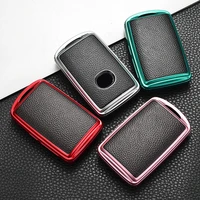 soft tpu car key case cover shell for mazda 3 alexa cx4 cx5 cx8 2019 2020 car holder shell remote cover keychain accessories