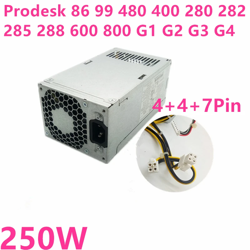 Fonte de Alimentação para hp Original Nova Prodesk 480 400 280 282 600 800 g1 g2 g3 250w Power Supply D16-250p1a Pcg002 Pch022 901760-001 86 99