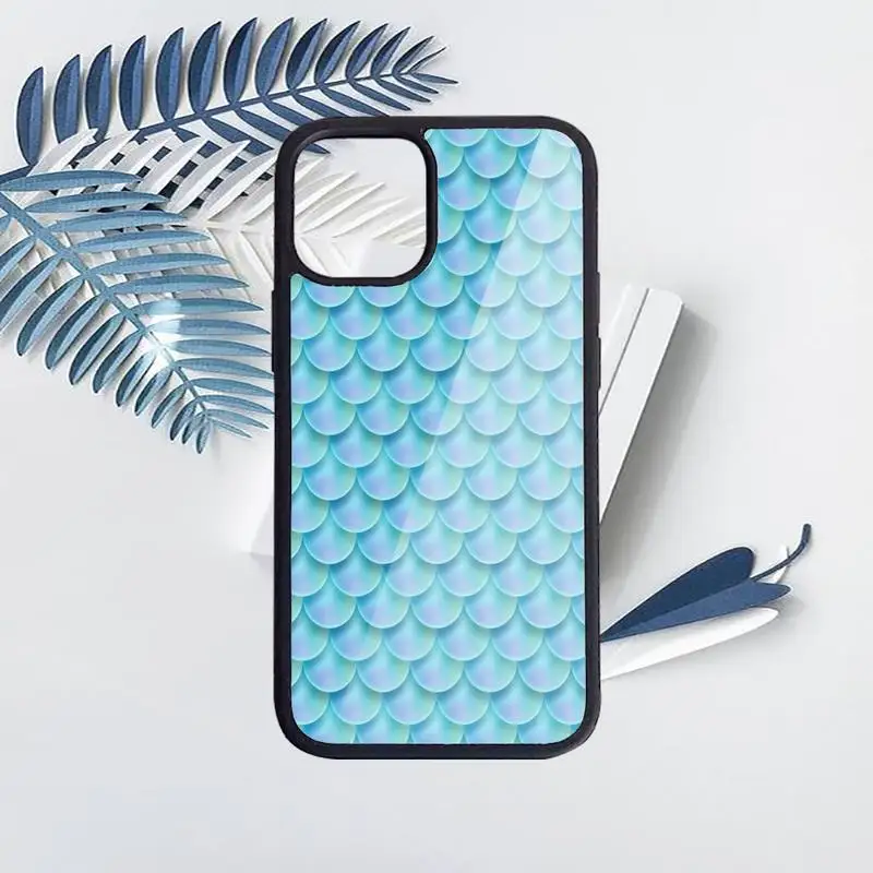 

Fish scale aesthetics pattern Phone Case PC for iPhone 11 12 pro XS MAX 8 7 6 6S Plus X 5S SE 2020 XR