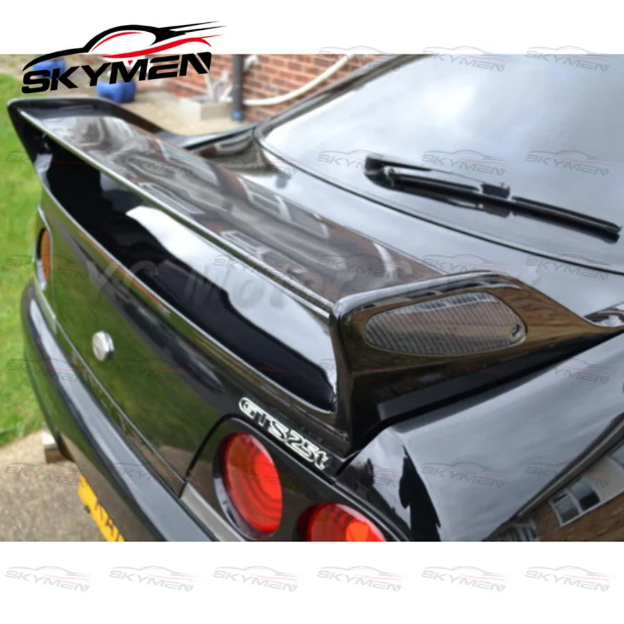 Комплект для тюнинга тела Skyline R33 GTR задний спойлер с логотипом gtr из углеродного