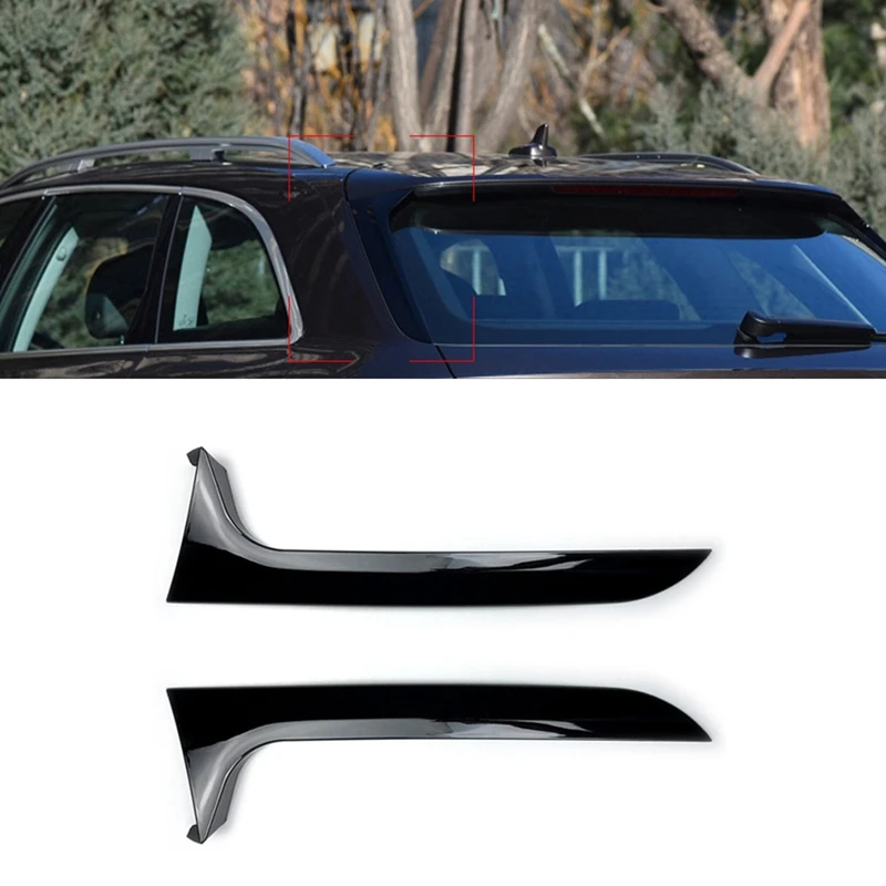 

Car Rear Window Side Spoiler Wing Canard Canards Splitter for- A6 C7 Allroad TDI Quattro / A6 C7 Avant 2012-2018