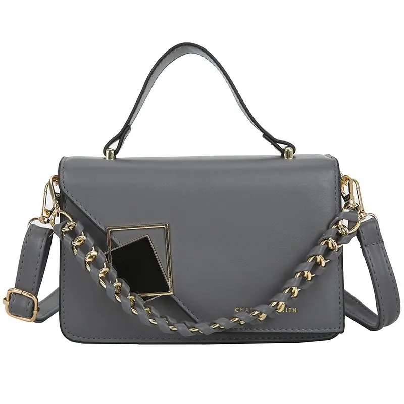 

2021 New Arrivals Women's Shoulder Bags For Female PU Leather Pinkycolor Chain Design High Quality Fashion Versatile Girl's Bag