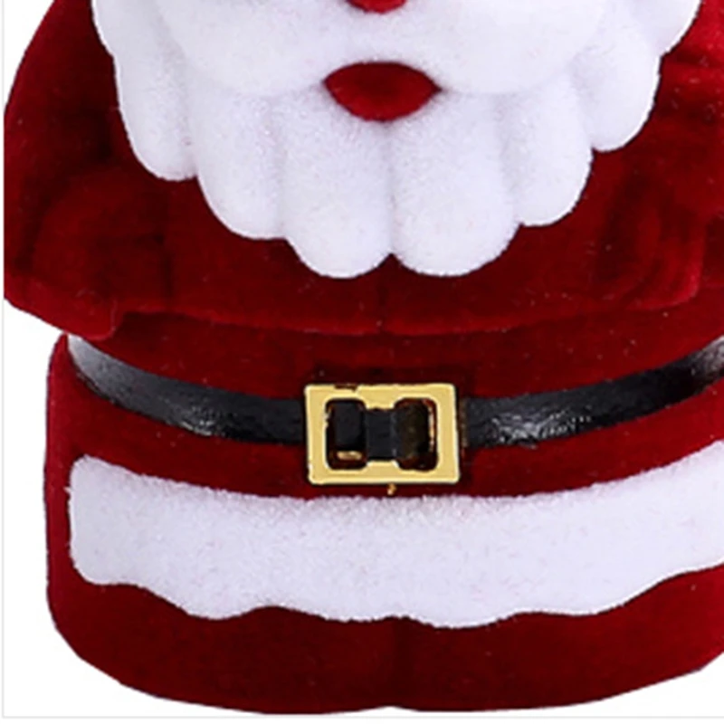 

Christmas Gift Box Santa Claus Jewelry Box Ring Box Ring Case Earrings Holder for Jewelry Display Organizer