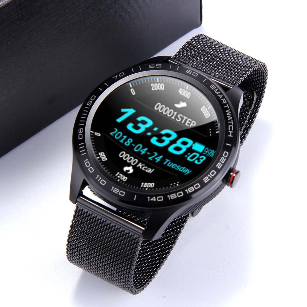 L9 Смарт часы ЭКГ сердечный ритм звонки напоминание полный сенсорный Smartwatch IP68 Водонепроницаемые часы для мужчин для Android IOS PK L7 GT2