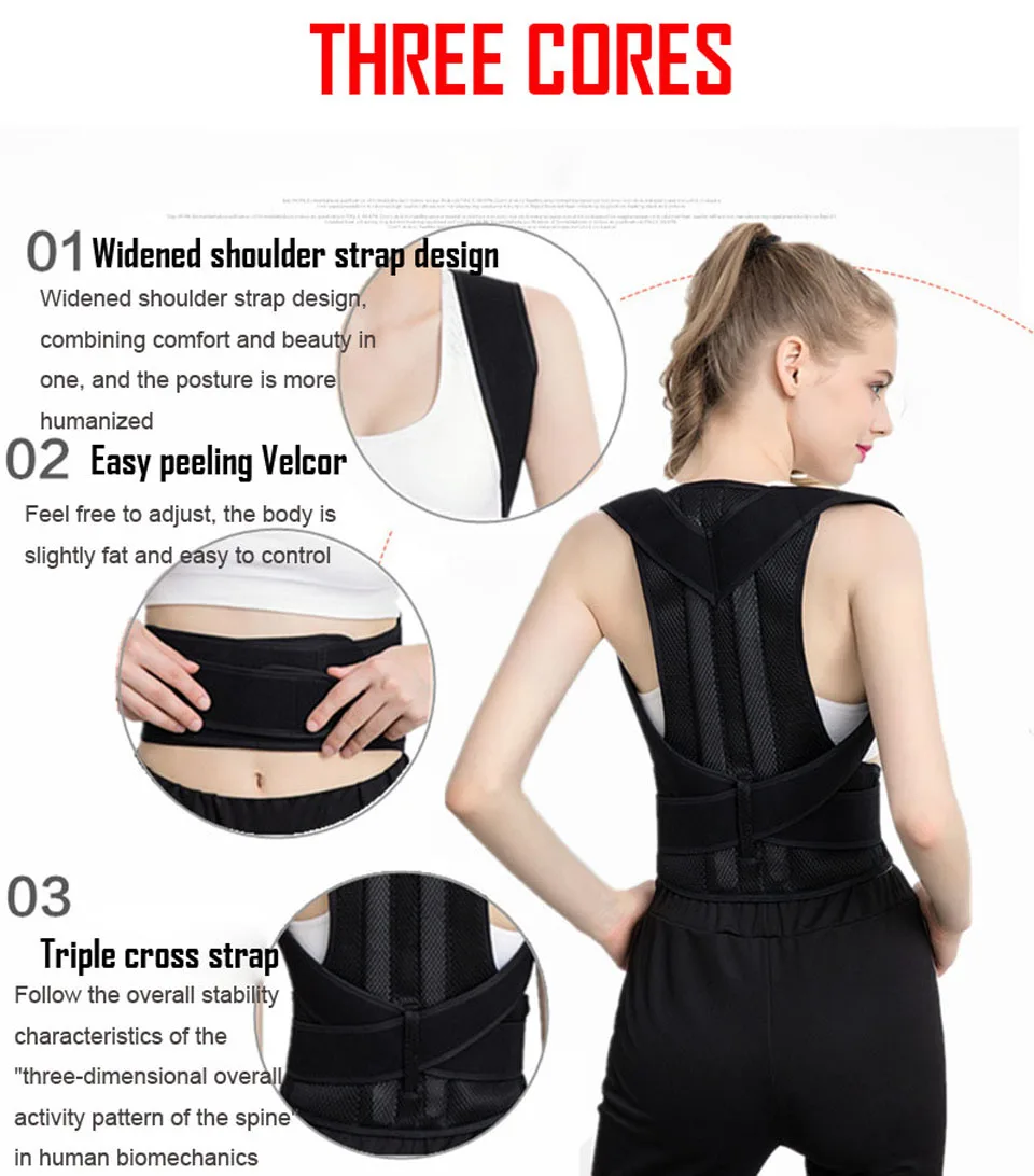 Posture Corrector Back Posture Brace Clavicle Support Stop Slouching and Hunching Adjustable Back Trainer Unisex